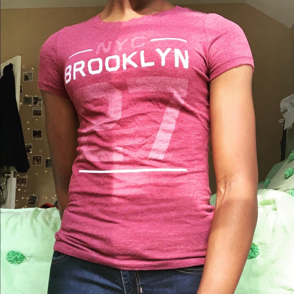 Maroon t-shirt